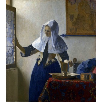 Млада жена с кана вода (1662-1665) РЕПРОДУКЦИИ НА КАРТИНИ